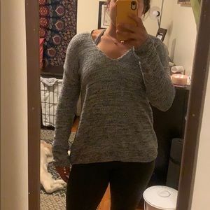 Grey/White/Black oversized sweater